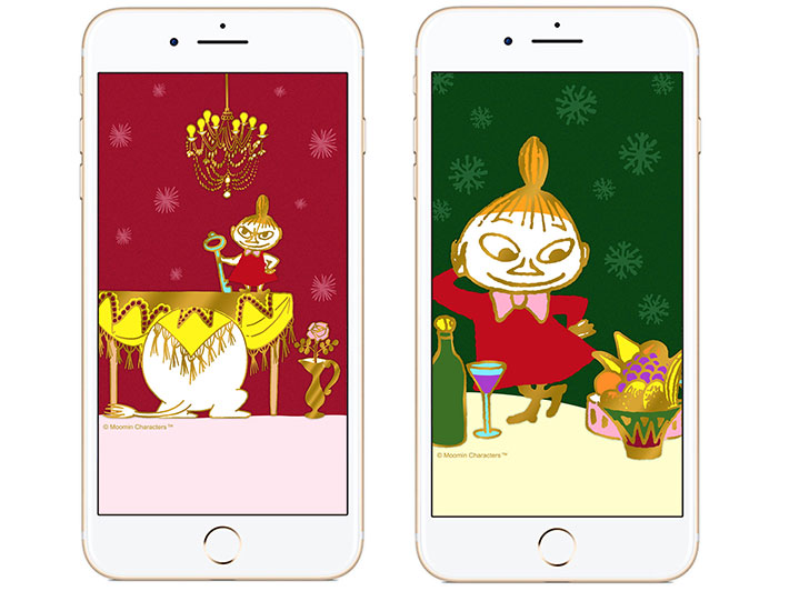 リトルミイが主役 クリスマスカラーの新作きせかえ ムーミン公式サイト