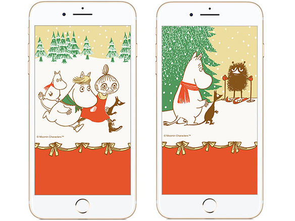 楽しい冬がやってくる ファンクラブ新作壁紙リリース ムーミン公式サイト